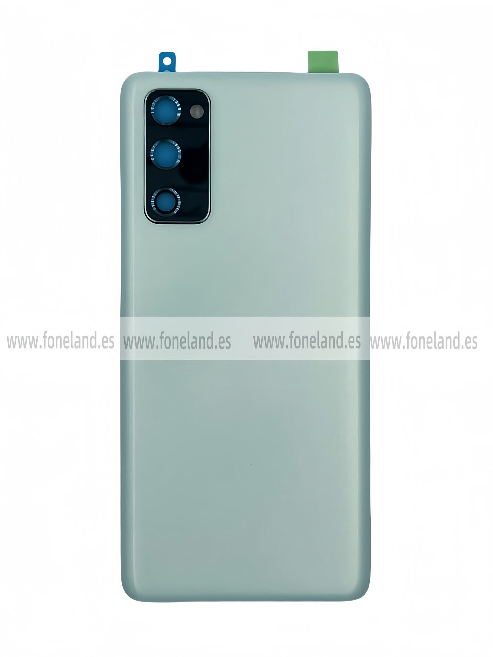 Tapa trasera para Samsung Galaxy S20 FE G780F/5G G781B Verde Con Lente (SIN LOGO)