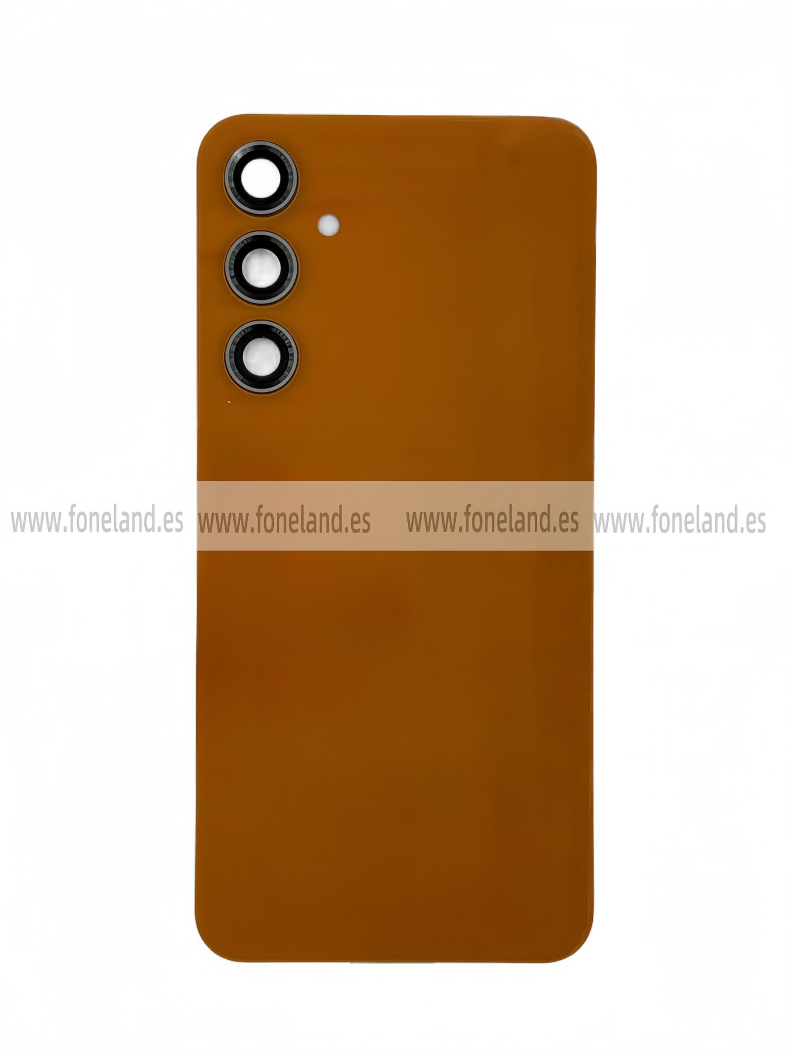 Tapa trasera para Samsung Galaxy S23 FE S711B Naranja Con Lente (SIN LOGO)