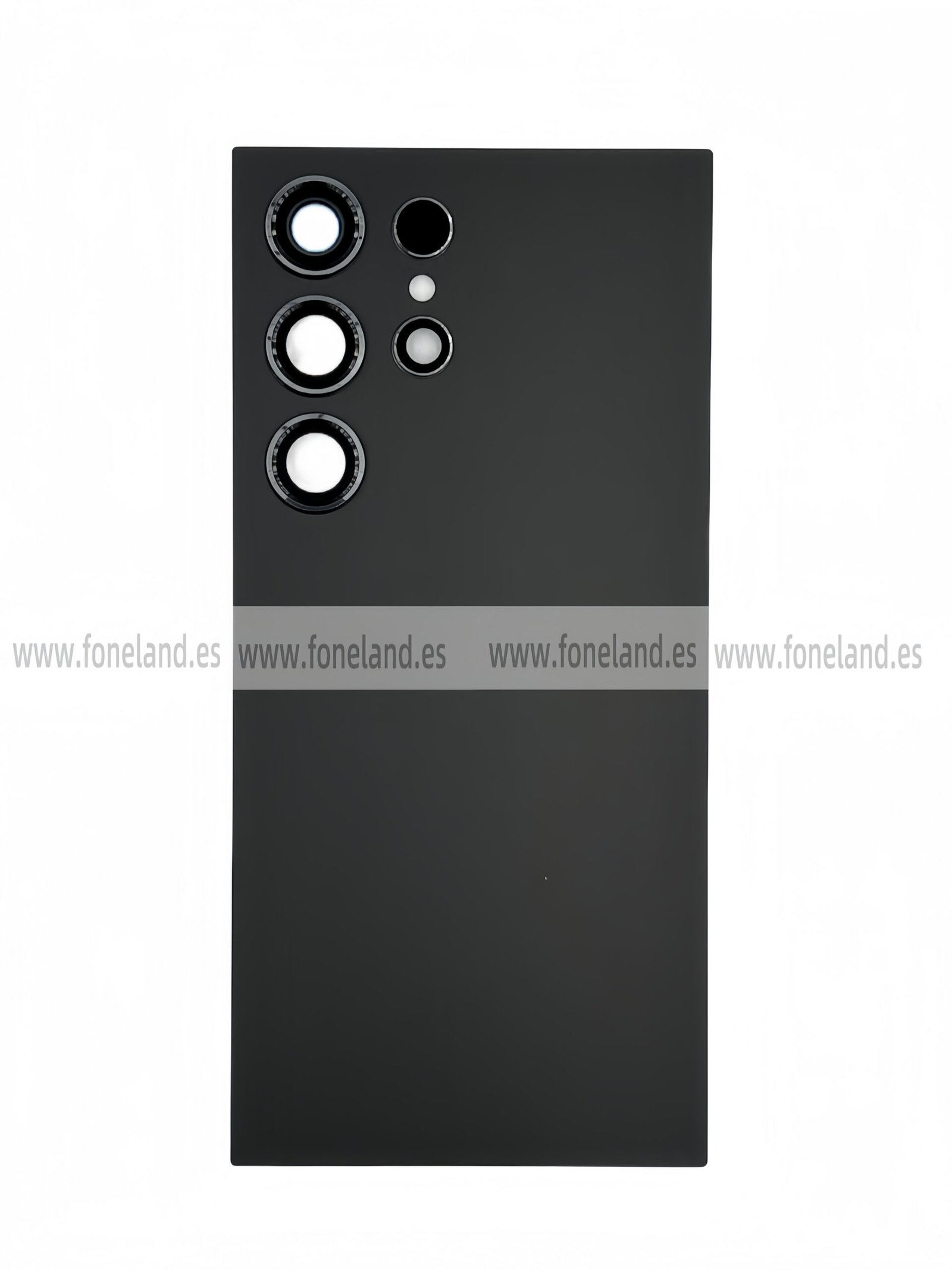 Tapa trasera para Samsung Galaxy S24 Ultra S928B Negro Con Lente (SIN LOGO)