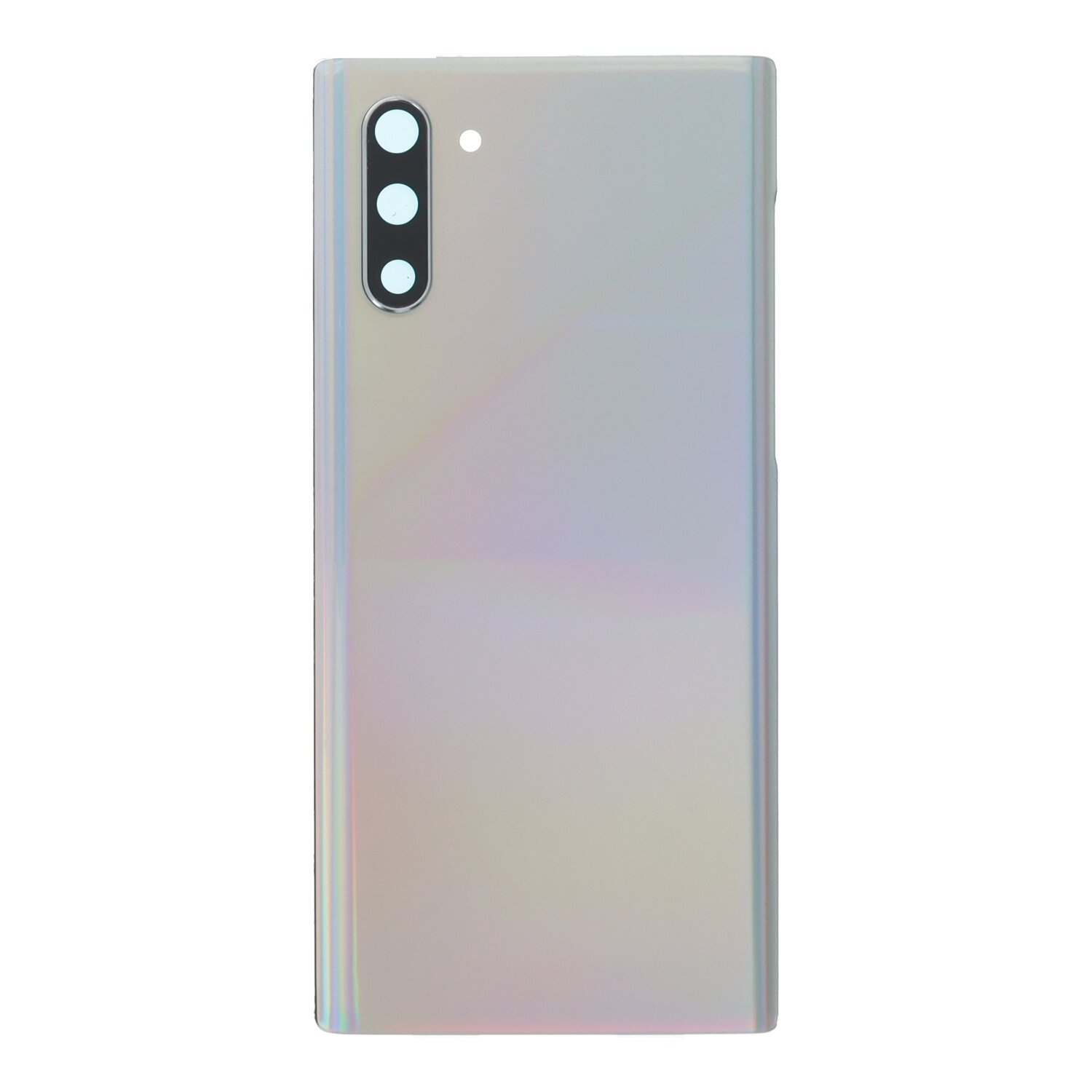Cubierta de bateria Trasera SM - SM-N970 Samsung Galaxy Note 10 Plata con lente Tapa Calidad Premium