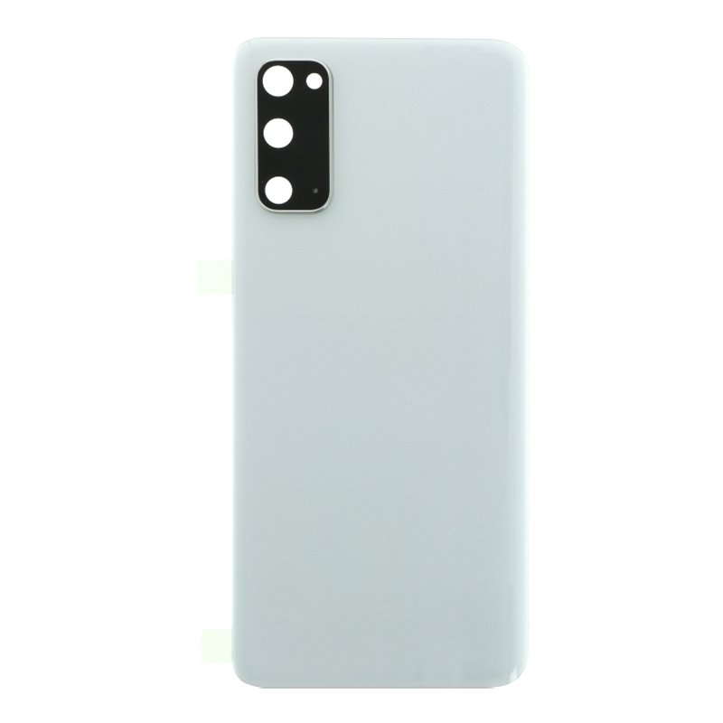 Cubierta de bateria Trasera para SM - S20 G980 Blanca con lente Tapa Calidad Premium