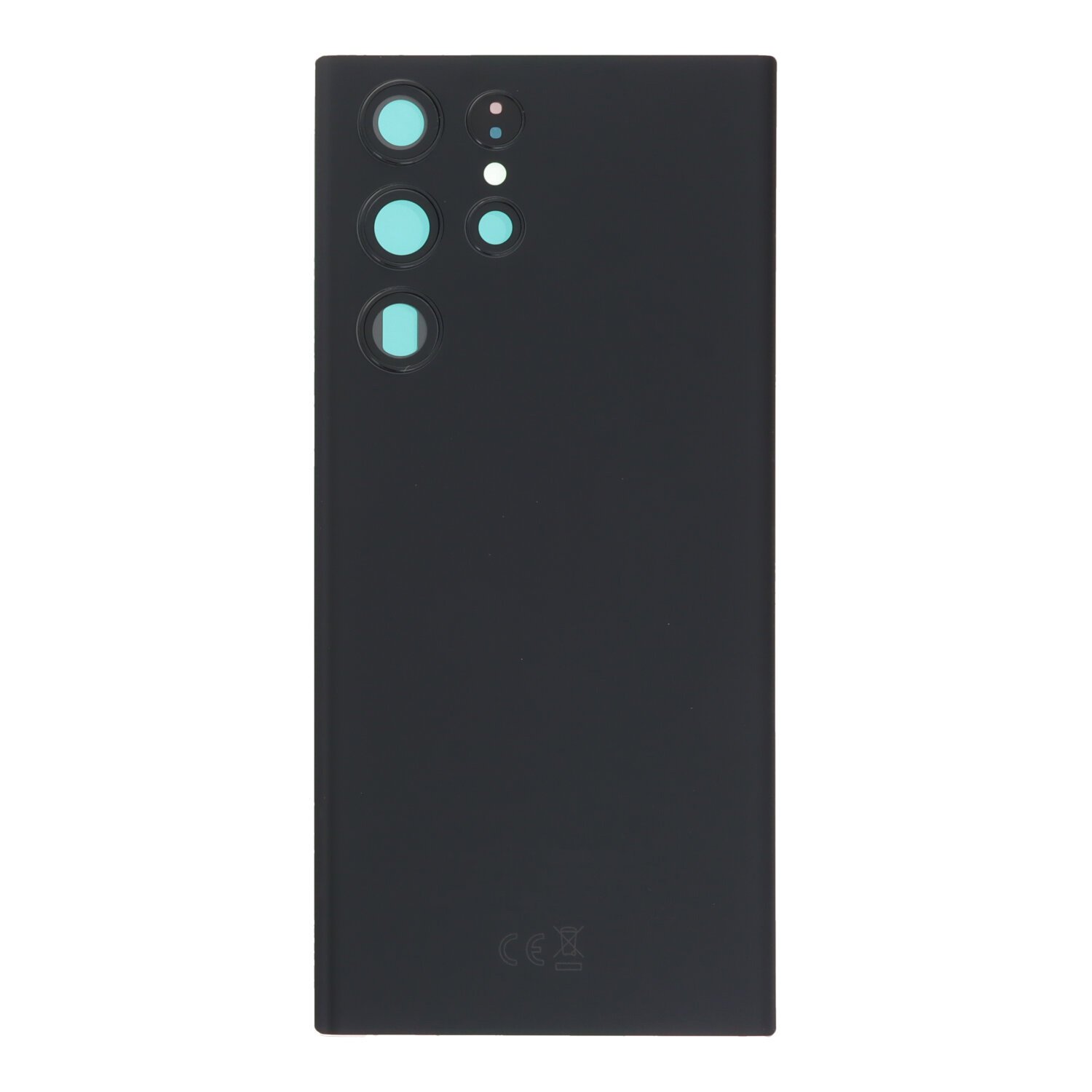Cubierta de bateria Trasera SM - S22 Ultra 5G S908B Negra con lente Tapa Calidad Premium