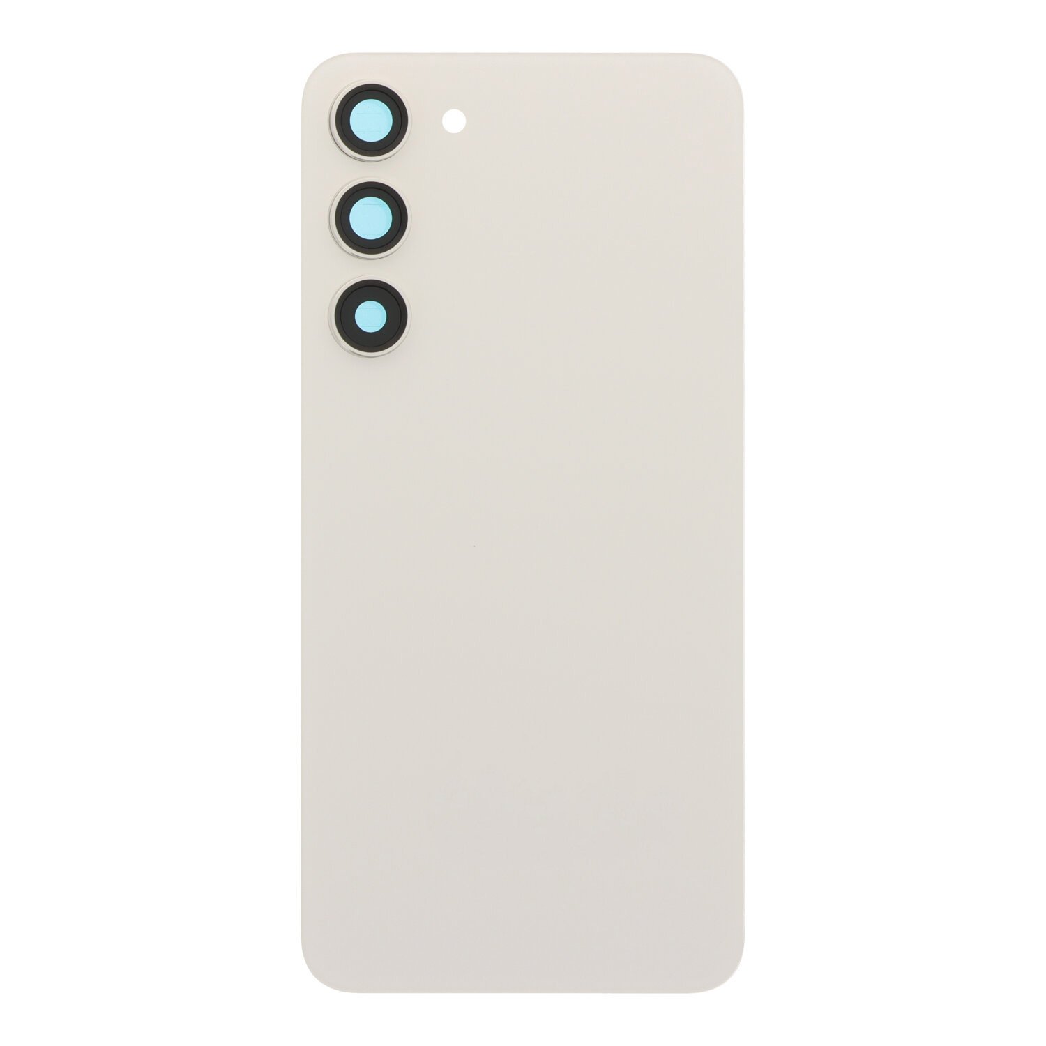 Cubierta de bateria Trasera SM - S23 Plus S916B Blanco con lente Tapa Calidad Premium