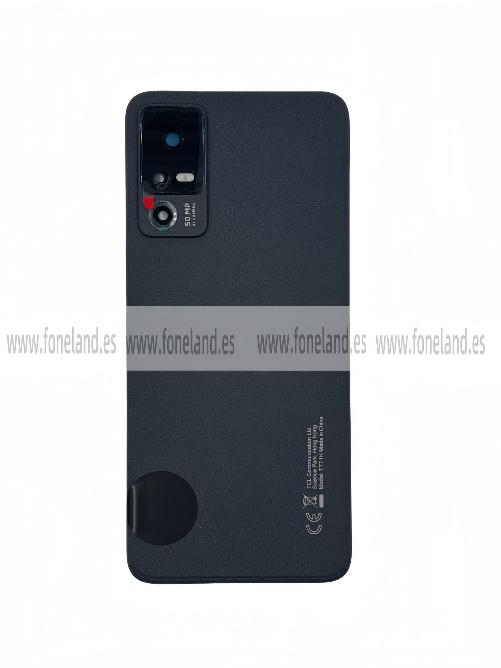 Tapa trasera para TCL 40 NXTRAPER 5G Negra con Lente Original