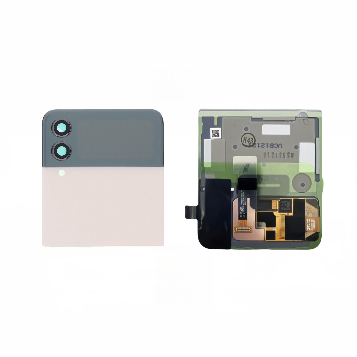 Tapa Superior Con Pantalla Samsung Galaxy Z Flip 4 5G F721 Rosa Exterior Original Completa SERVICE PACK