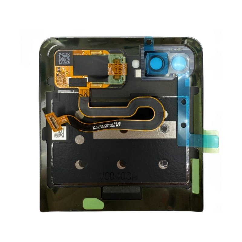 Tapa Superior para Samsung Z Flip F700 Negro Exterior Completa SERVICE PACK