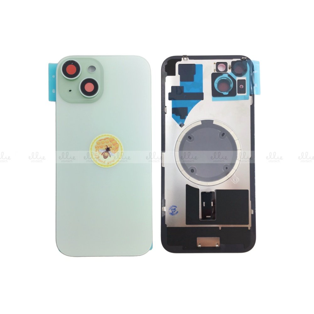 Tapa trasera Cristal para iPhone 15 Plus Verde Premium Quality