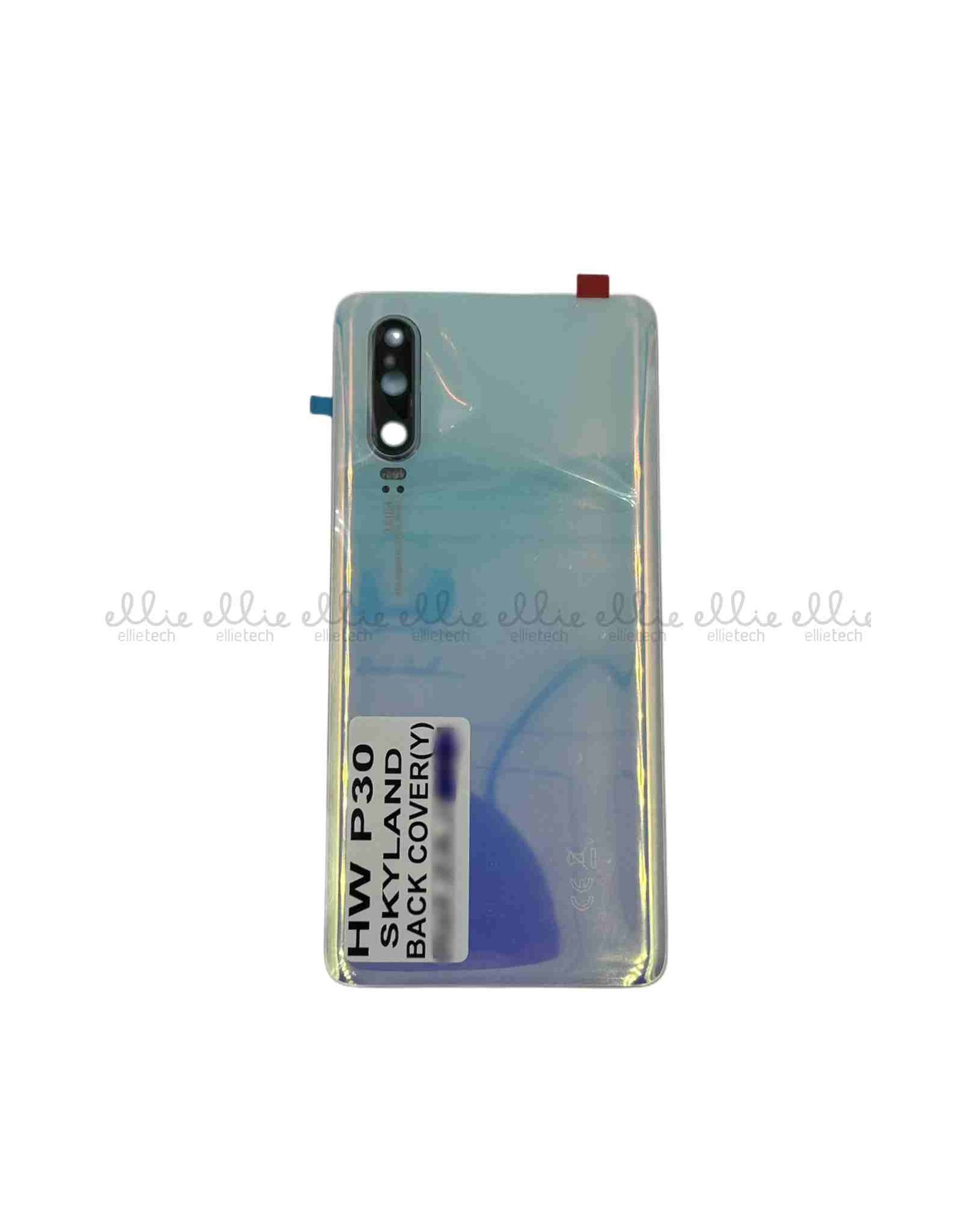 Tapa trasera Huawei P30 Azul Cielo Con Lente Original