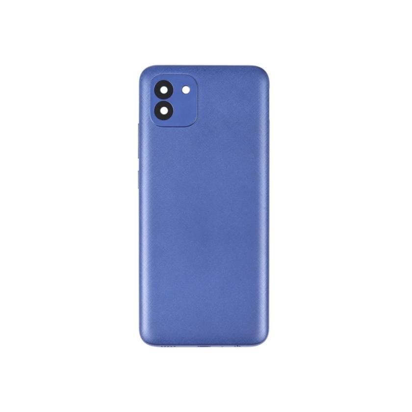 Tapa trasera Samsung Galaxy A03 A035G Azul con Lente