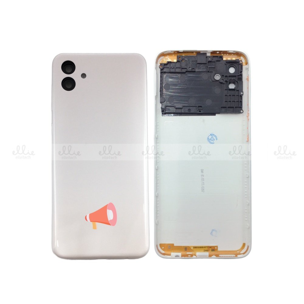 Tapa trasera Samsung Galaxy A04 A045F Blanco con Lente