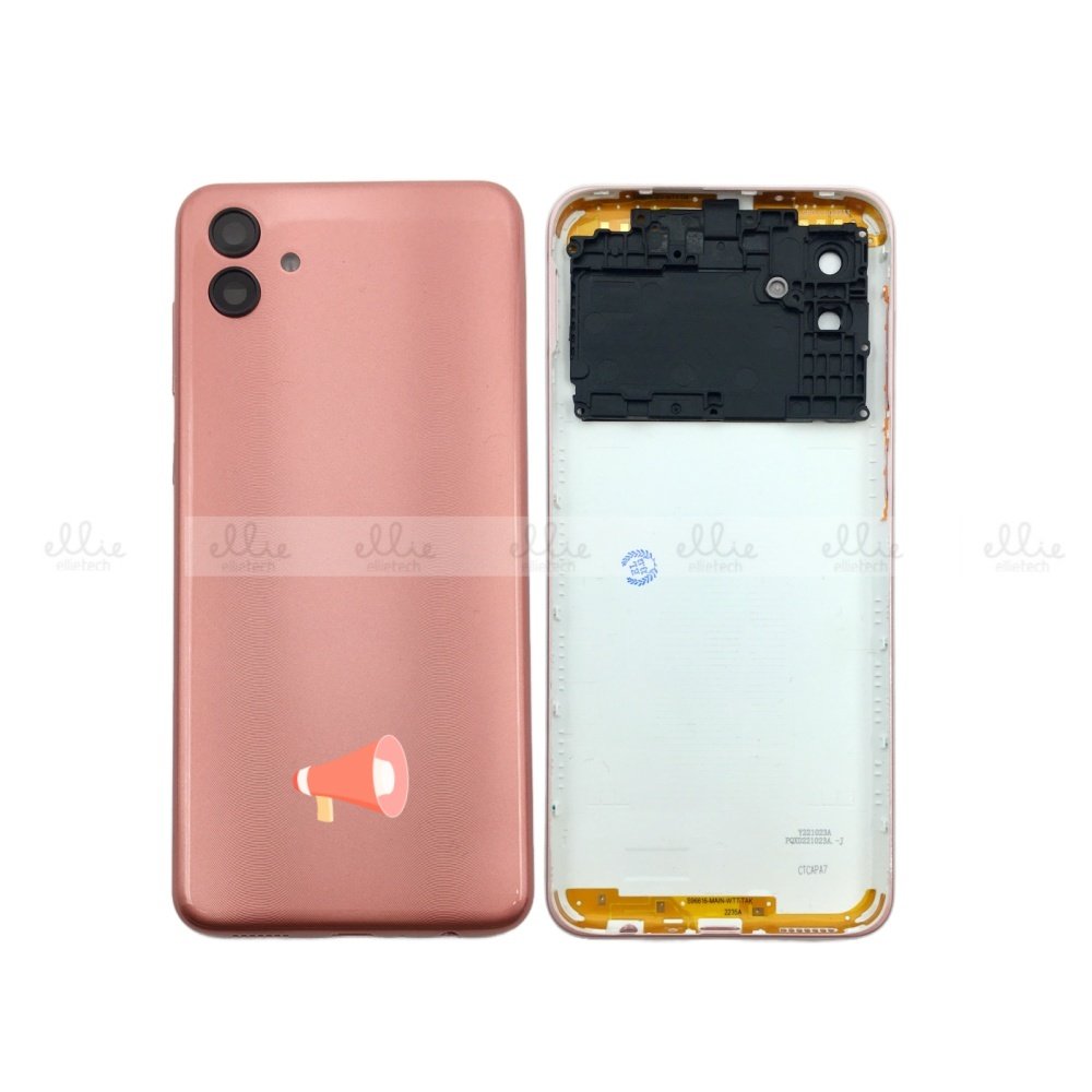 Tapa trasera Samsung Galaxy A04 A045F Rosa con Lente