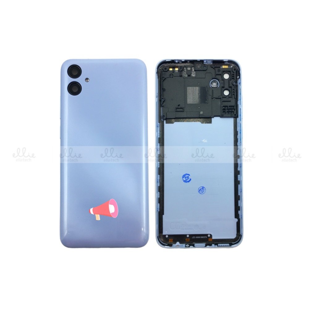 Tapa trasera Samsung Galaxy A04E A042F Azul con Lente