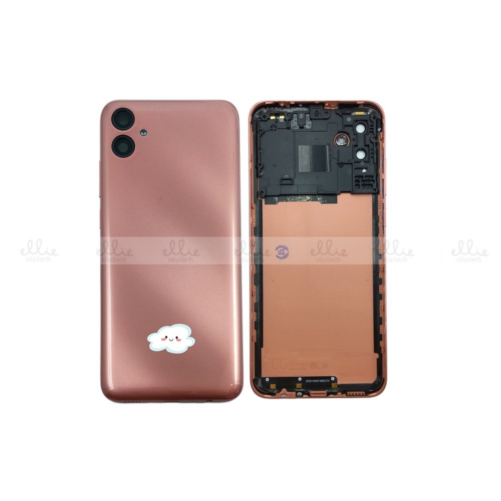 Tapa trasera Samsung Galaxy A04E A042F Rosa con Lente