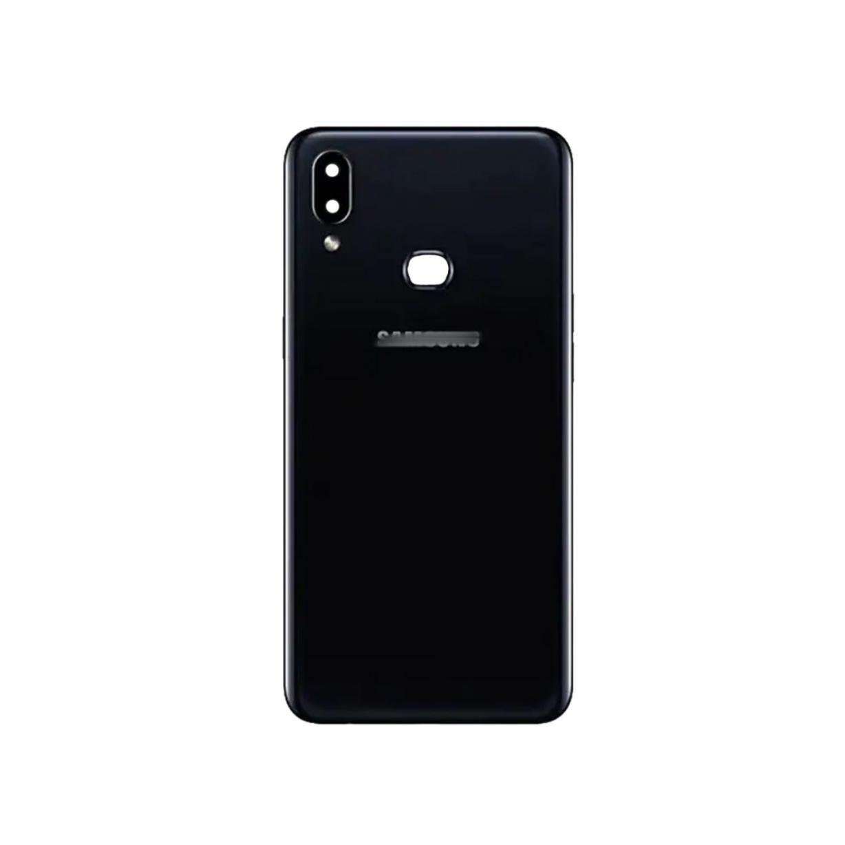 Tapa trasera Samsung Galaxy A10S A107F Negro con Lente