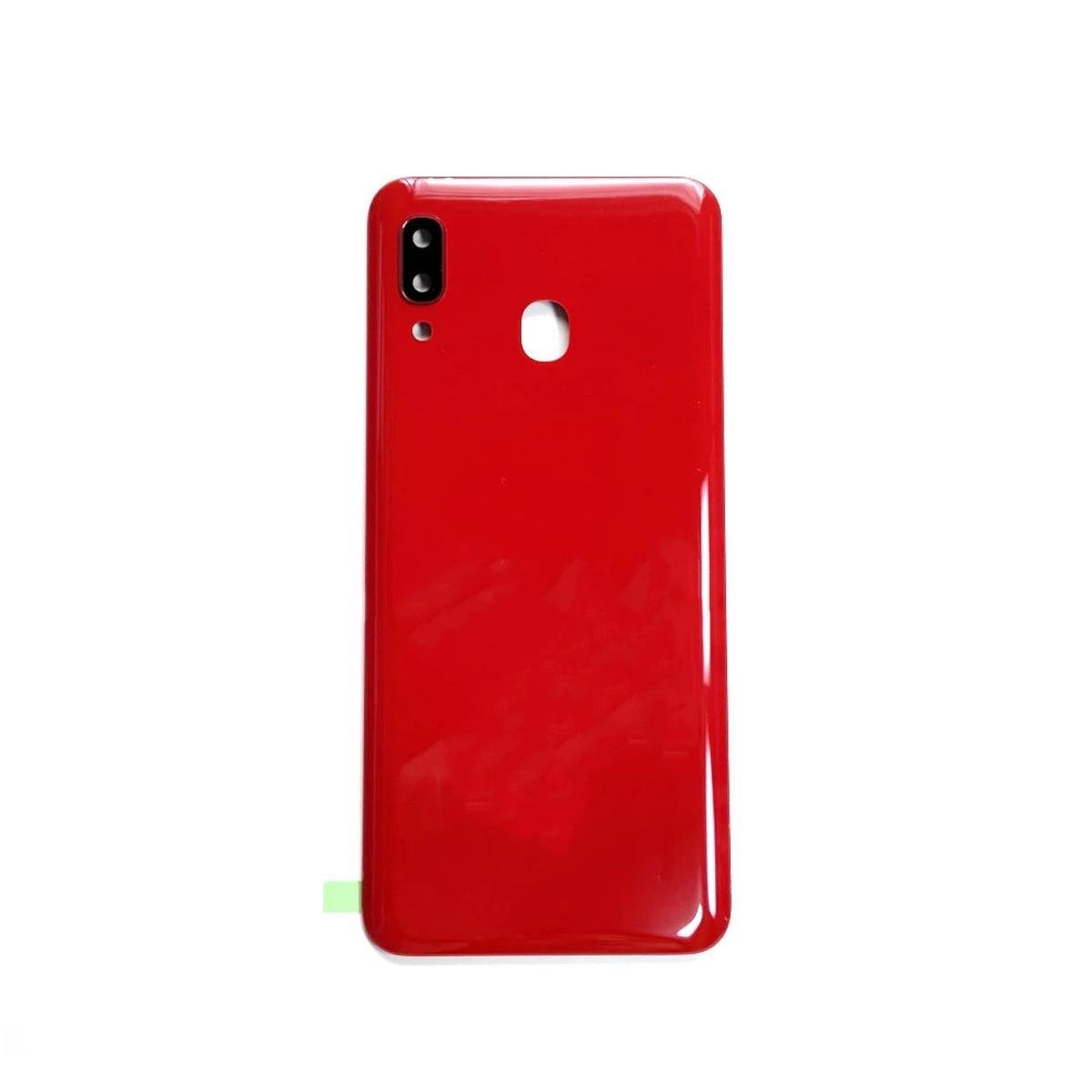 Tapa trasera Samsung Galaxy A20 A205F Rojo con Lente