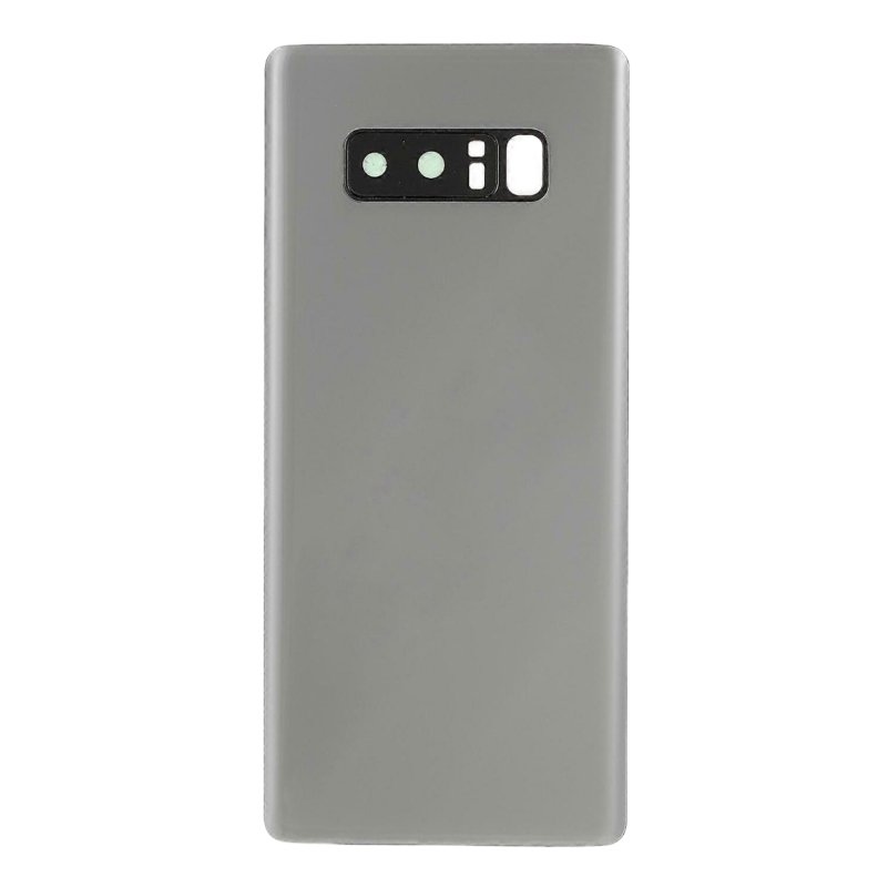 Tapa trasera Samsung Galaxy Note 8 N950F Plateada con Lente