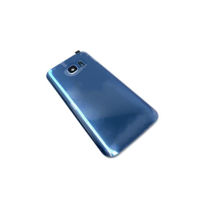 Tapa trasera Samsung SM-G930F Samsung Galaxy S7 Azul con Lente