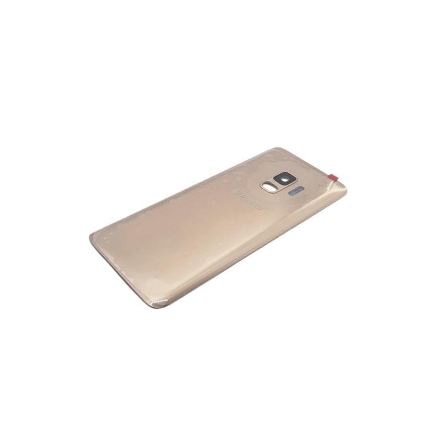 Tapa trasera Samsung SM-G960 Samsung Galaxy S9 Dorado con Lente Tapa trasera Samsung SM-G960 Samsung Galaxy S9 Dorado con Lente