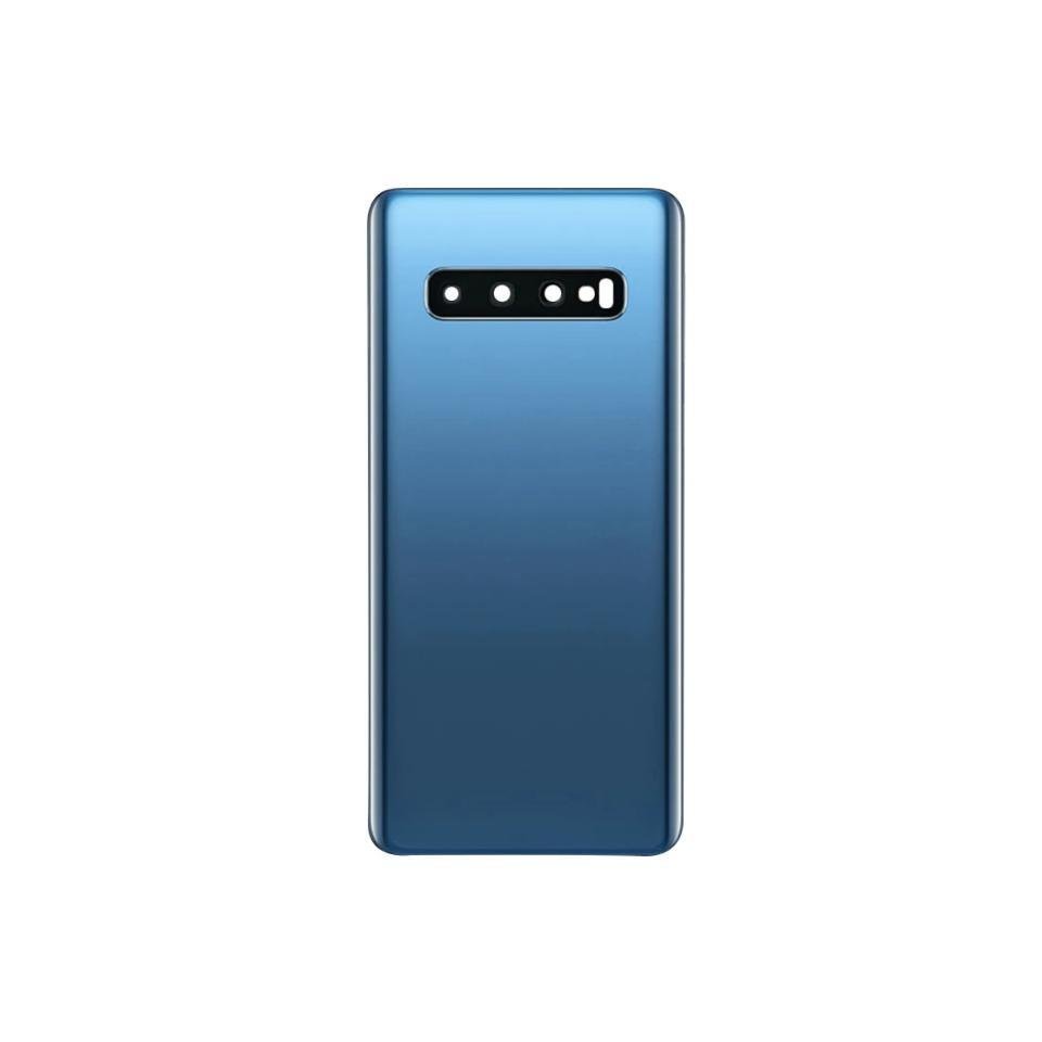 Tapa trasera Samsung SM-G973 Samsung Galaxy S10 Azul con Lente Tapa trasera Samsung SM-G973 Samsung Galaxy S10 Azul con Lente