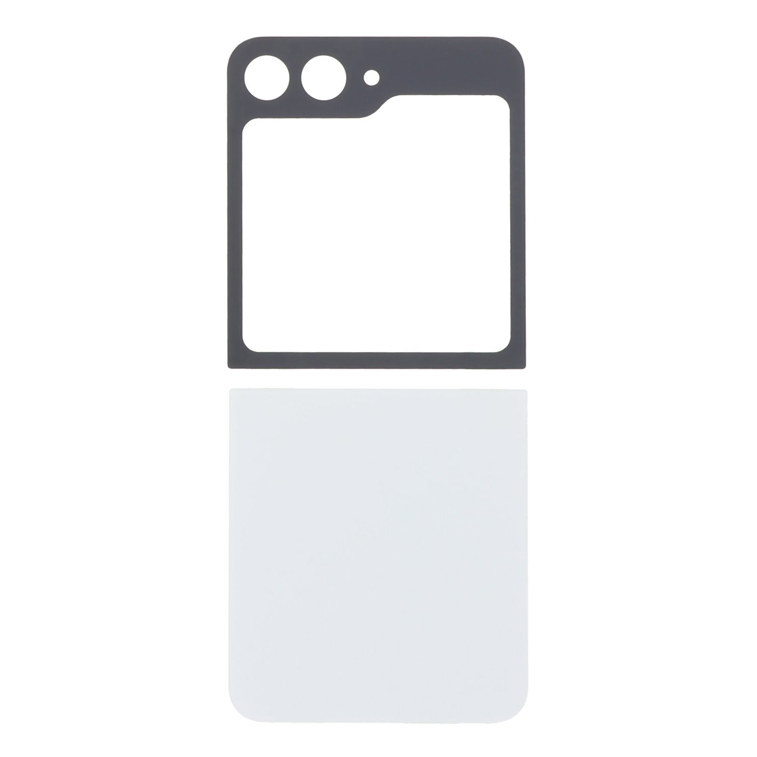 Tapa trasera Samsung Galaxy Z Flip 6 F741B Blanco con Lente Tapa trasera Samsung Galaxy Z Flip 6 F741B Blanco con Lente