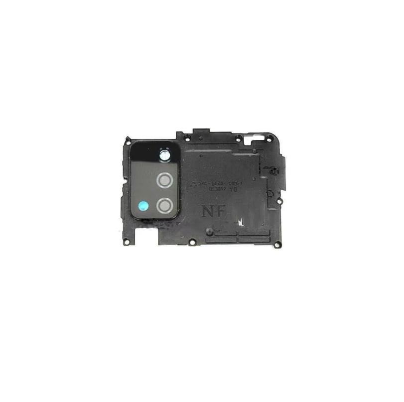 Tapa trasera Soporte Cámara para Samsung Galaxy A02S - A025G - negro
