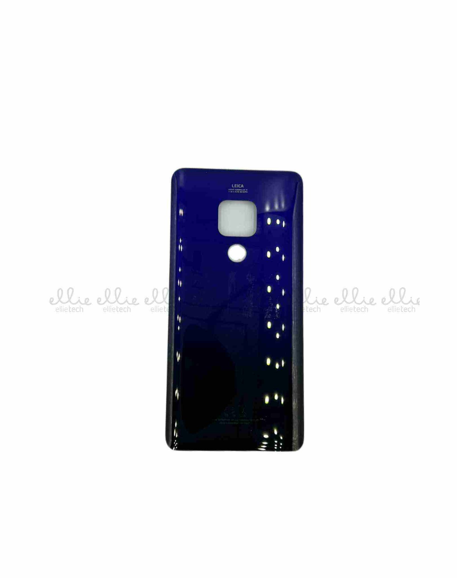 Tapa trasera con lente de cristal para Huawei Mate 20 - azul oscuro