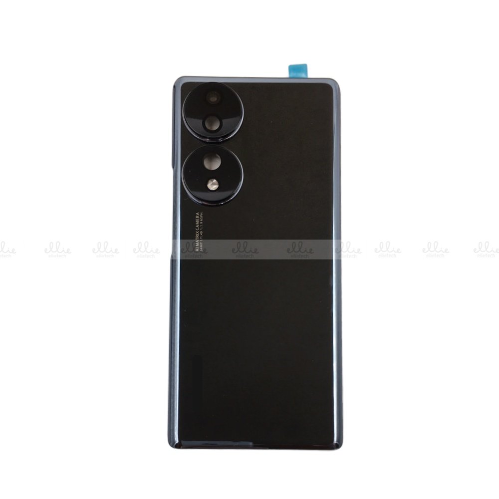Tapa trasera para Huawei Honor 70 Negro con Lente
