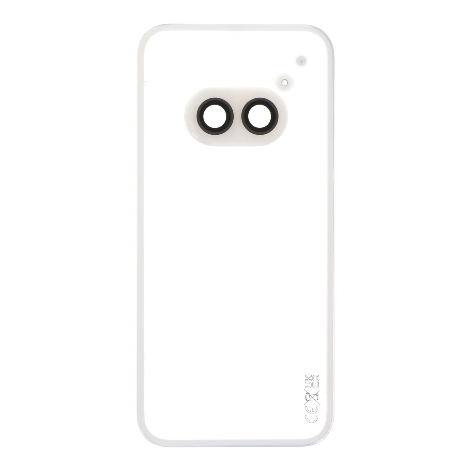 Tapa trasera para Nothing Phone 2A Blanco con Lente EXCELLENT