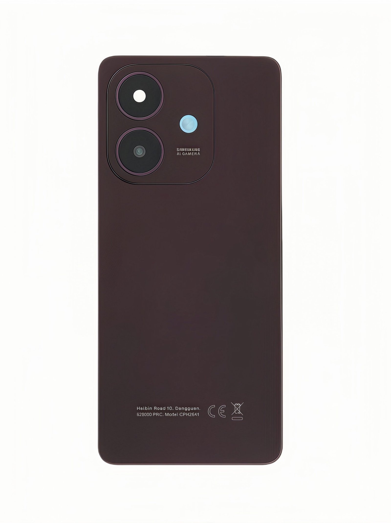 Tapa trasera para OPPO A60 5G CPH2683/A3X 4G CPH2641 Rojo con Lente EXCELLENT
