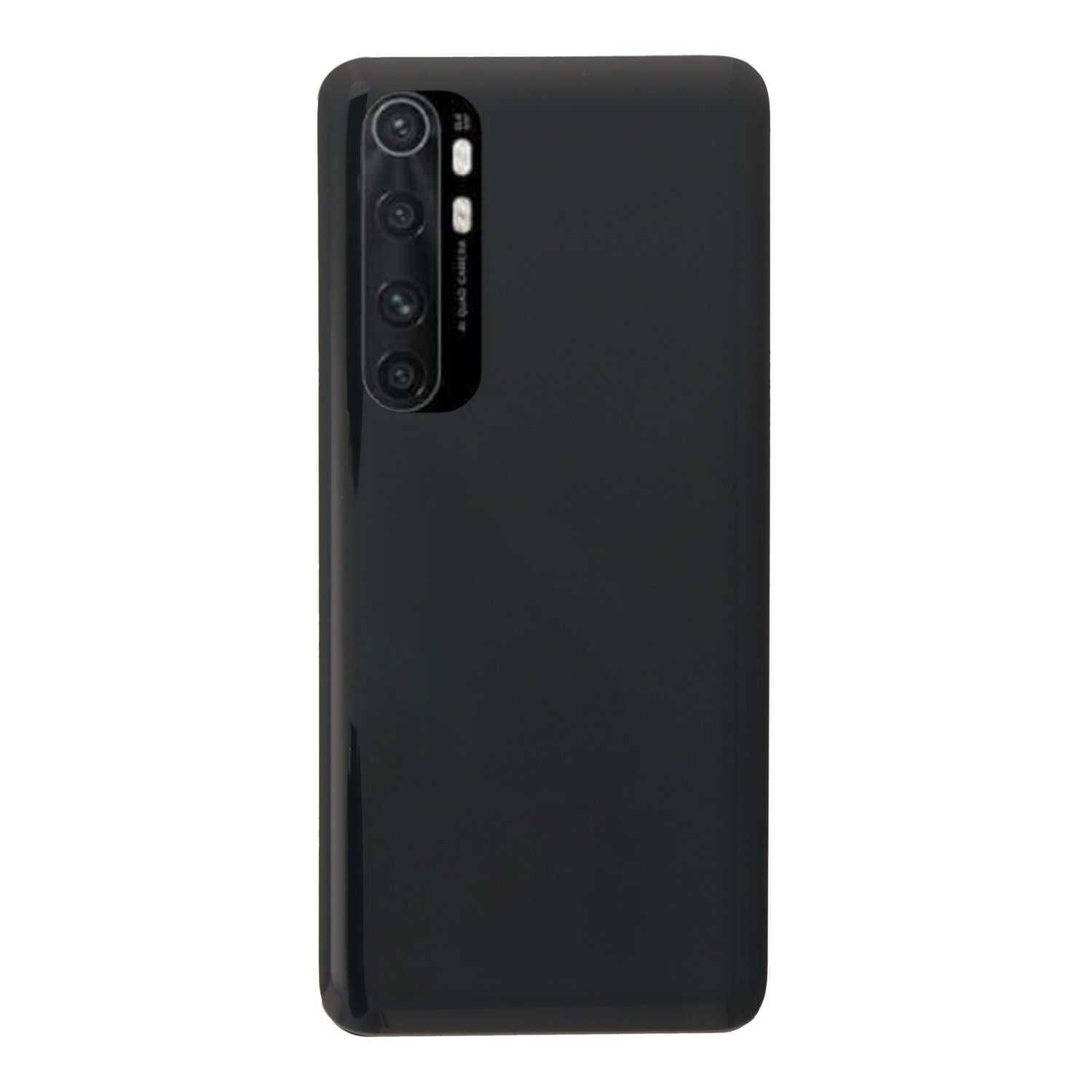 Tapa trasera para Xiaomi Note 10 Lite Negro con Lente OEM