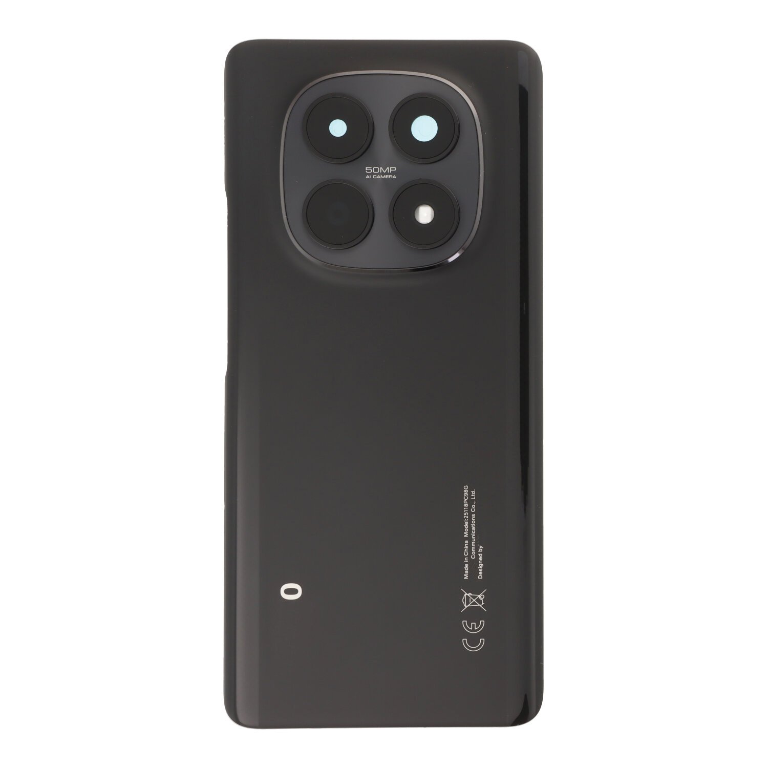Tapa trasera para Xiaomi Poco M8 5G Negro con Lente EXCELLENT