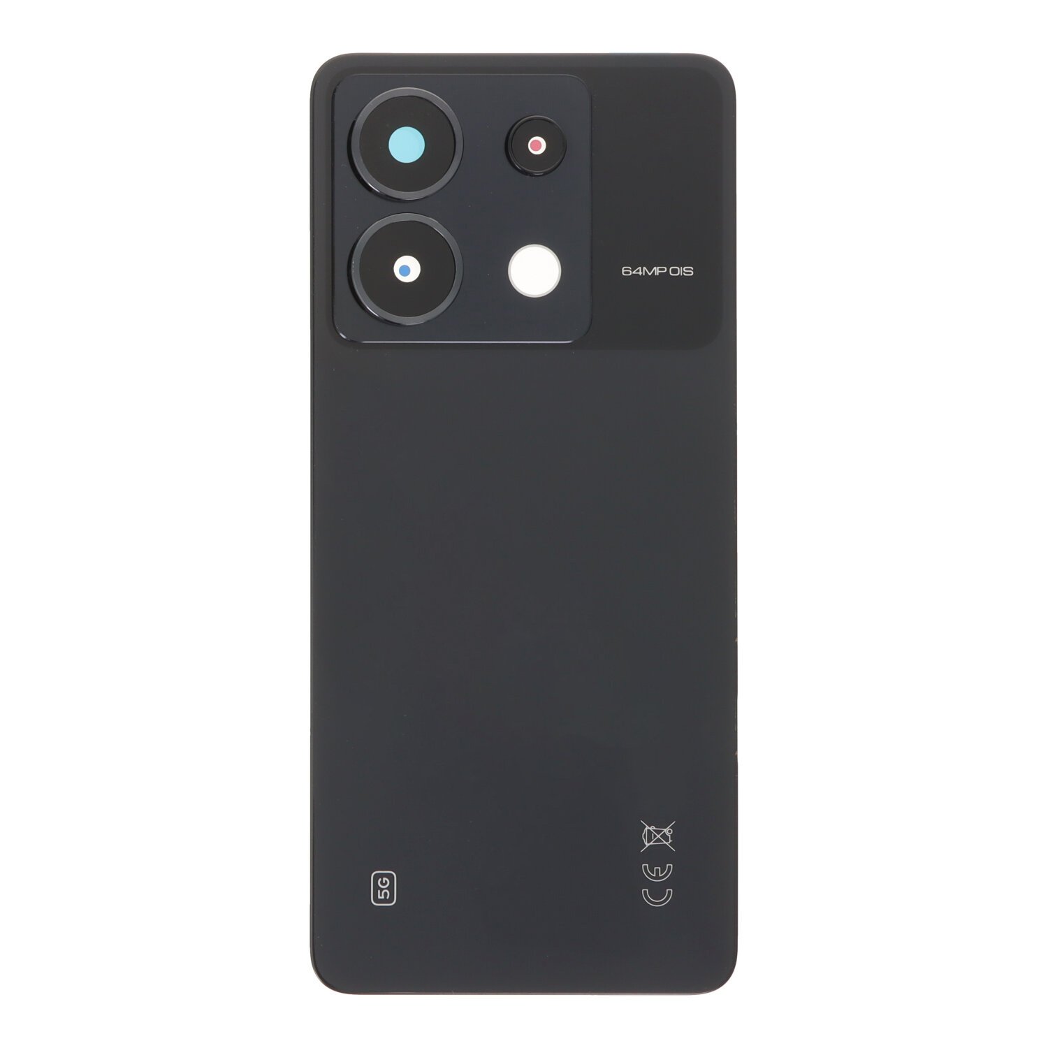 Tapa trasera para Xiaomi Poco X6 5G Negro con Lente EXCELLENT