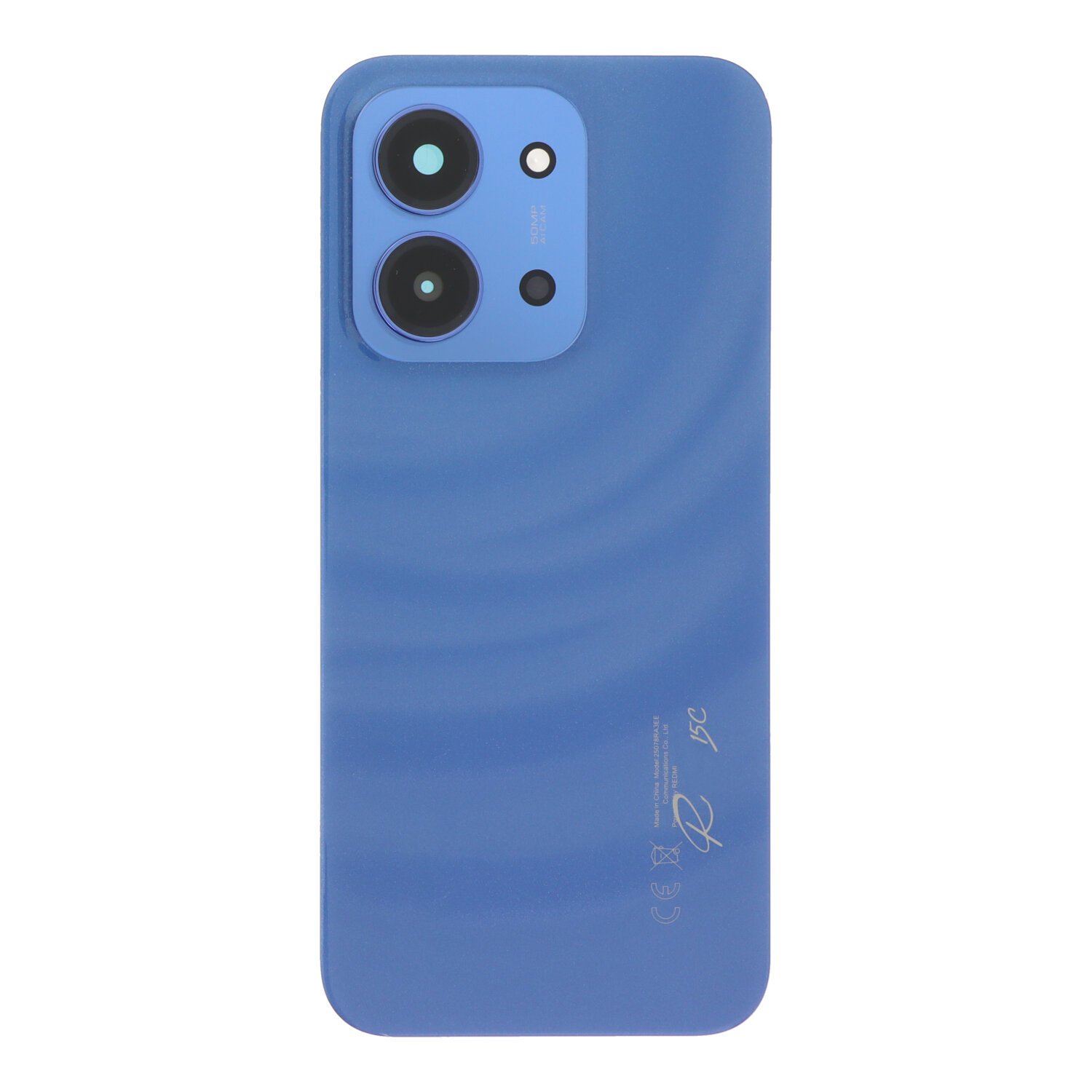 (173mm)Tapa Trasera para Xiaomi Redmi 15C 4G Azul con Lente EXCELLENT(Big Size)