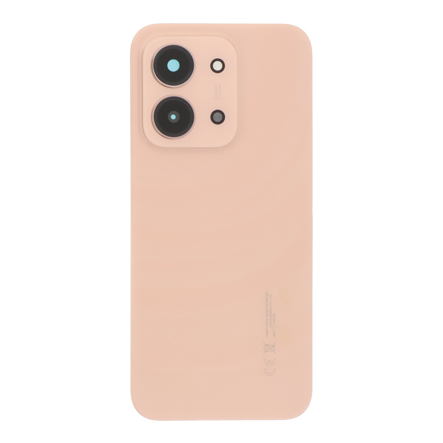 (173mm)Tapa Trasera para Xiaomi Redmi 15C 4G Naranja con Lente EXCELLENT(Big Size)
