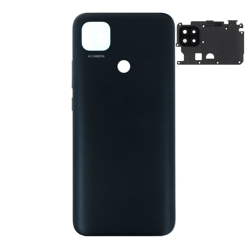 Tapa trasera para Xiaomi Redmi 9C Negra con Lente EXCELLENT