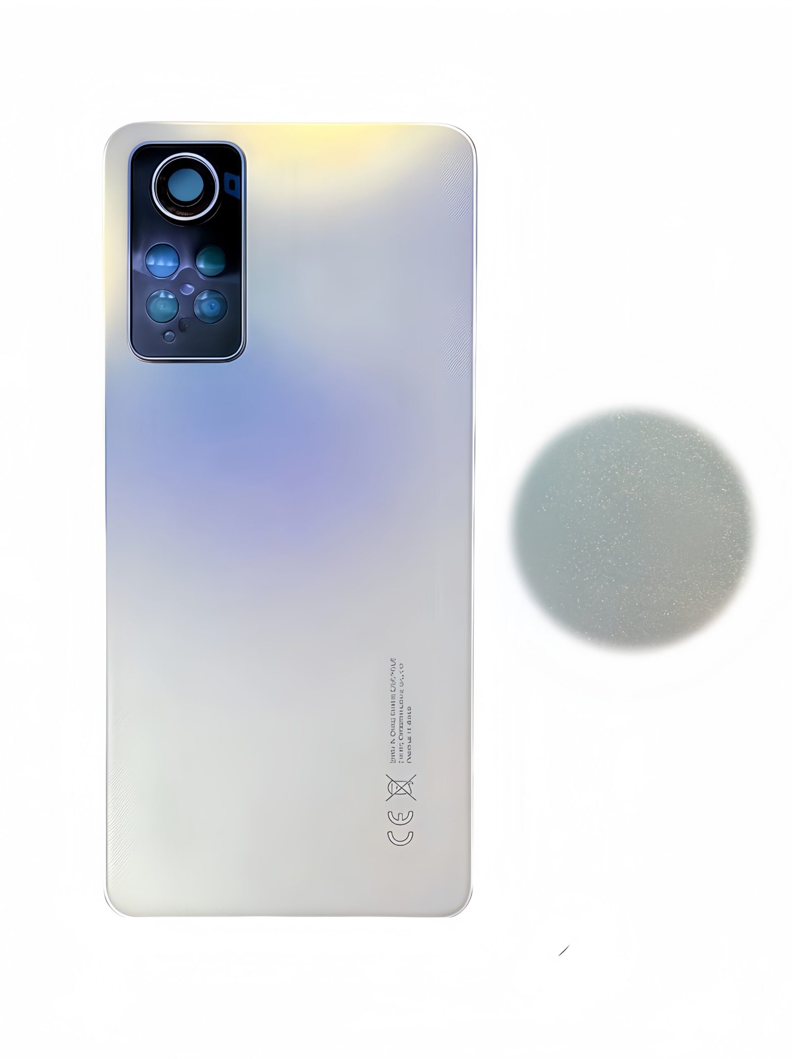 Tapa trasera para Xiaomi Redmi Note 12 Pro 4G Blanco EXCELLENT Tapa trasera para Xiaomi Redmi Note 12 Pro 4G Blanco EXCELLENT