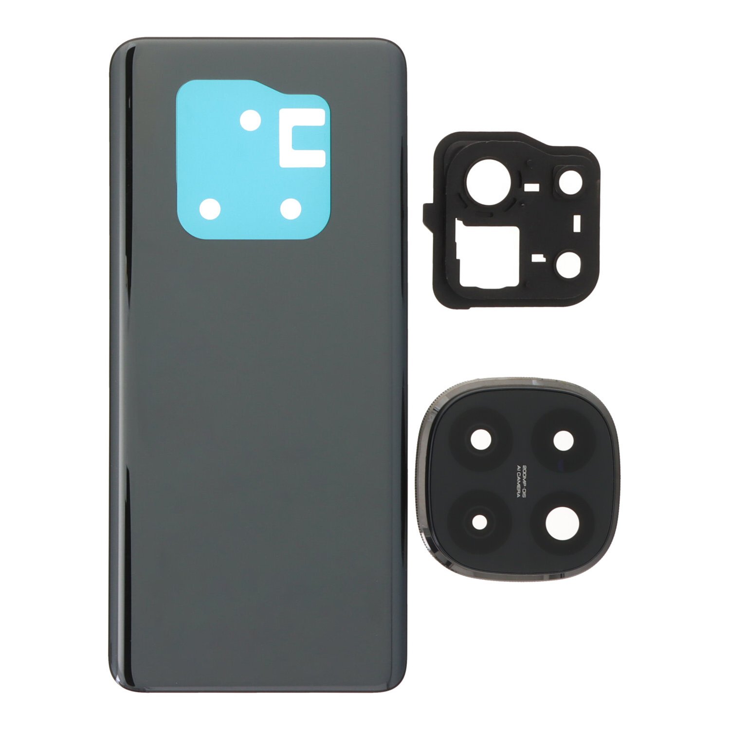 Tapa trasera para Xiaomi Redmi Note 14 Pro Plus 5G Negra con Lente EXCELLENT