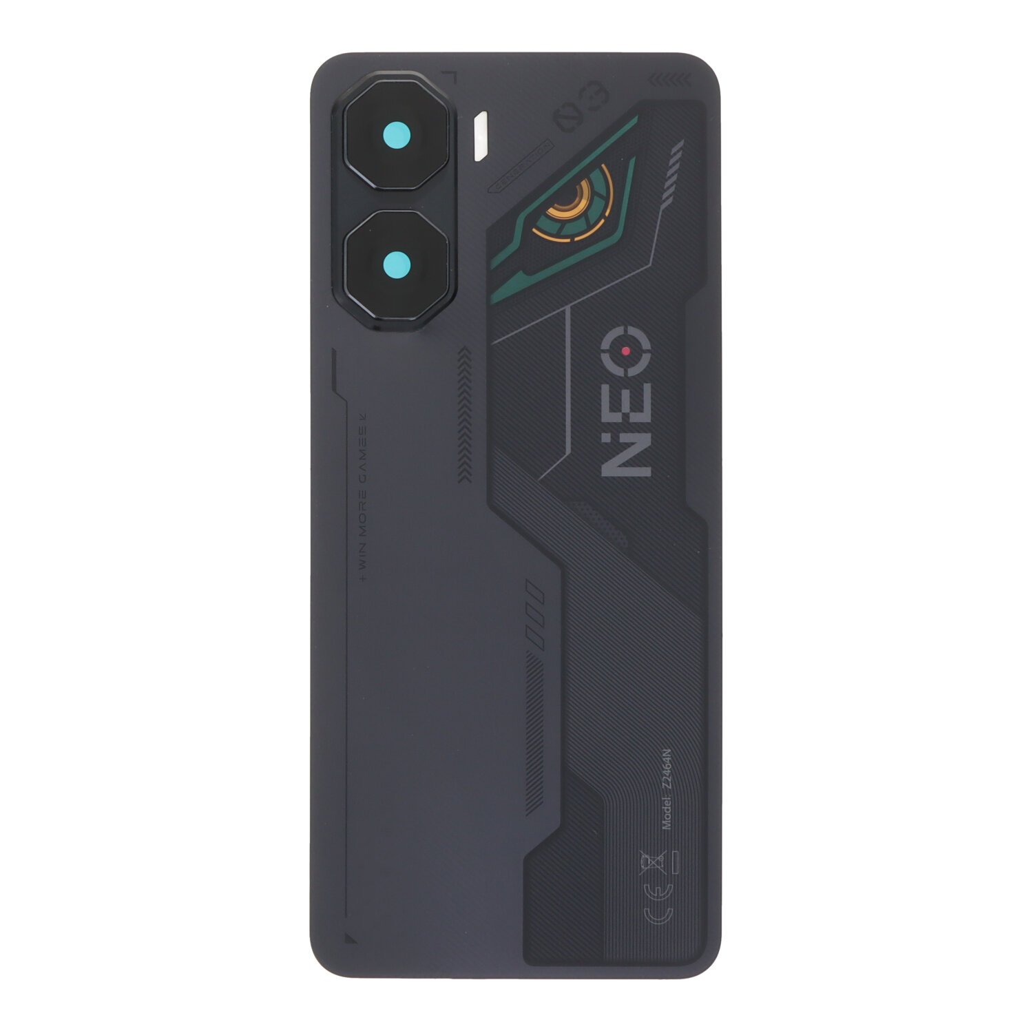 Tapa trasera para ZTE Nubia Neo 3 Negra con Lente EXCELLENT