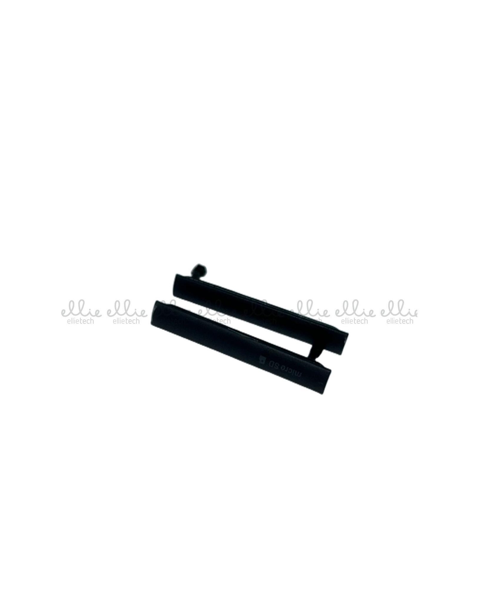 Tapa de Conector USB y Lector de Tarjeta Micro SD para Sony Z3 Mini - negra