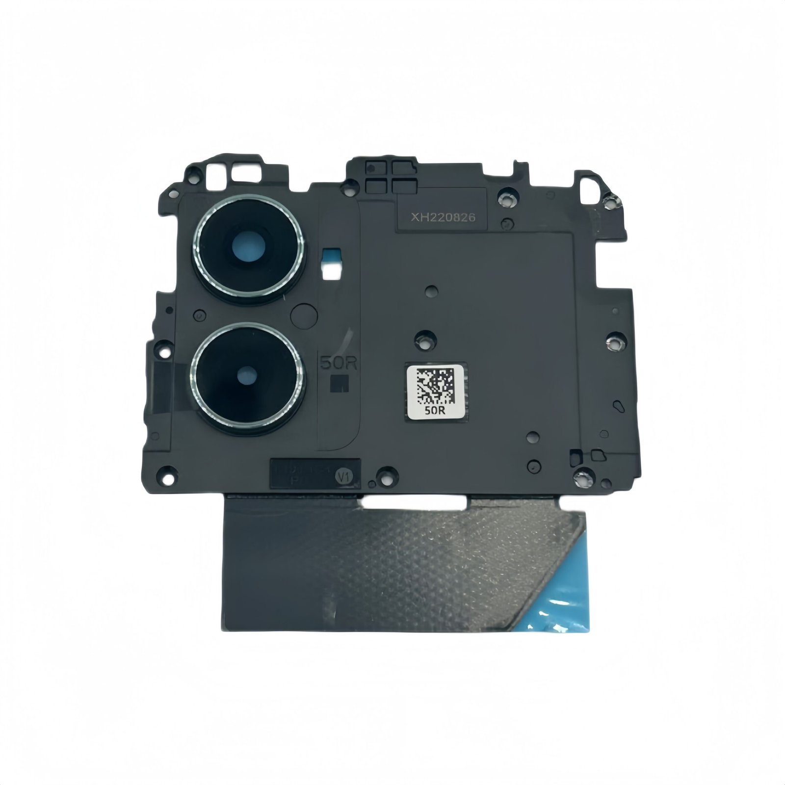 Tapa de placa base + Lente cristal de Cámara con marco para Xiaomi Redmi 10 5G - verde