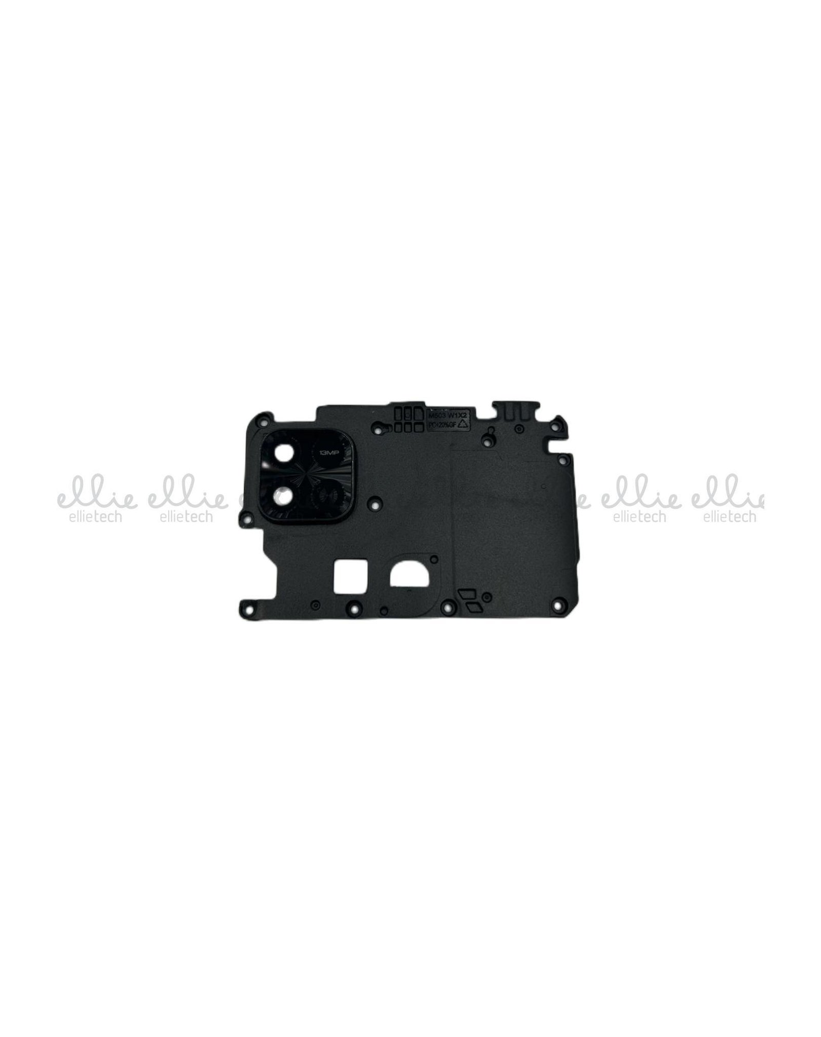 Tapa de placa base + Lente cristal de Cámara con marco para Xiaomi Redmi 10A