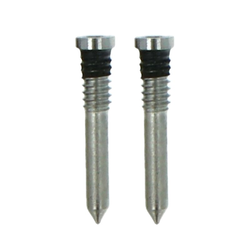 Tornillos Inferiores para iPhone 16/16 Plus/16 Pro/16 Pro Max/16e Plata 2pcs