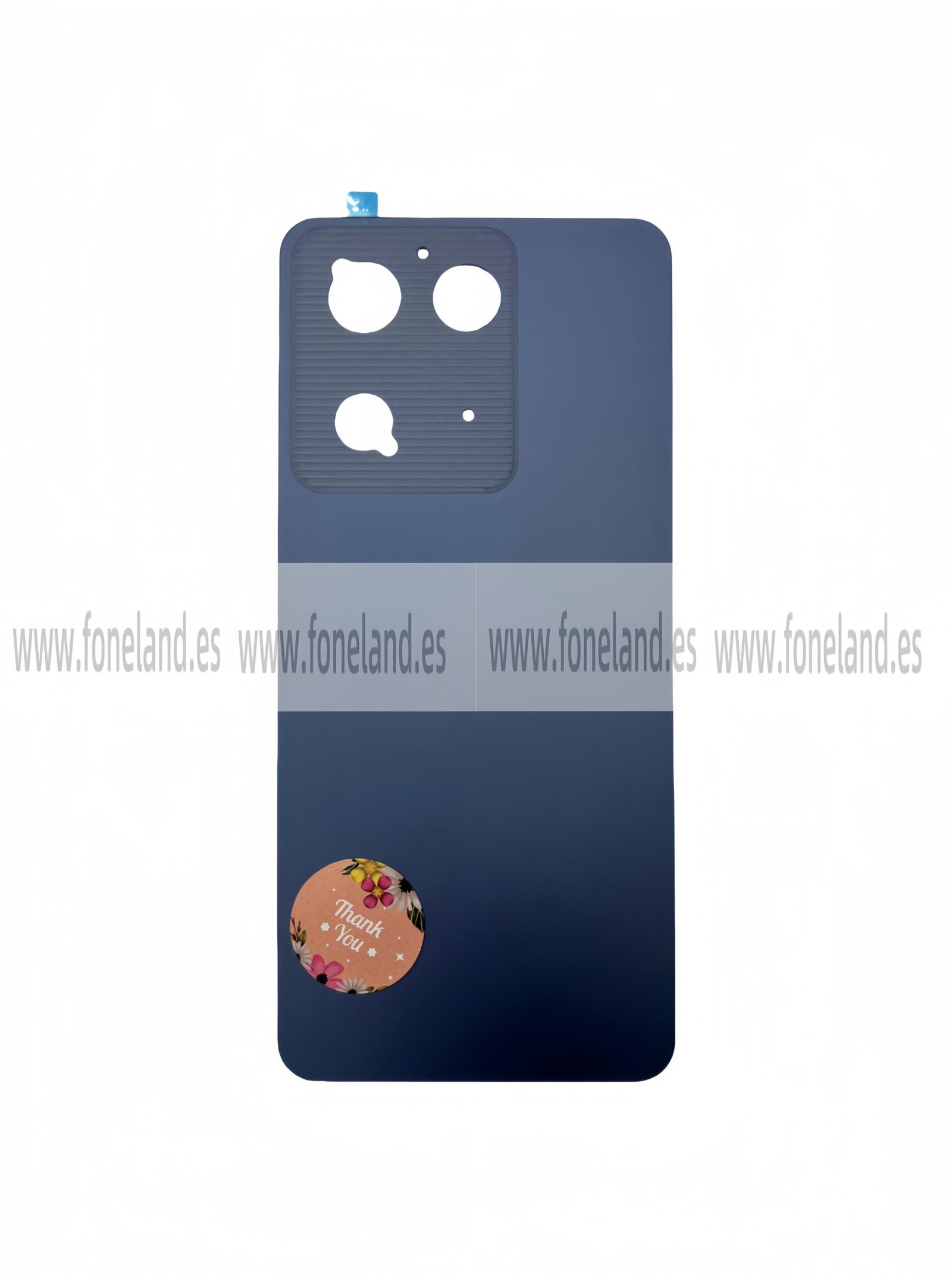 Tapa trasera para Vivo Y78 - negro