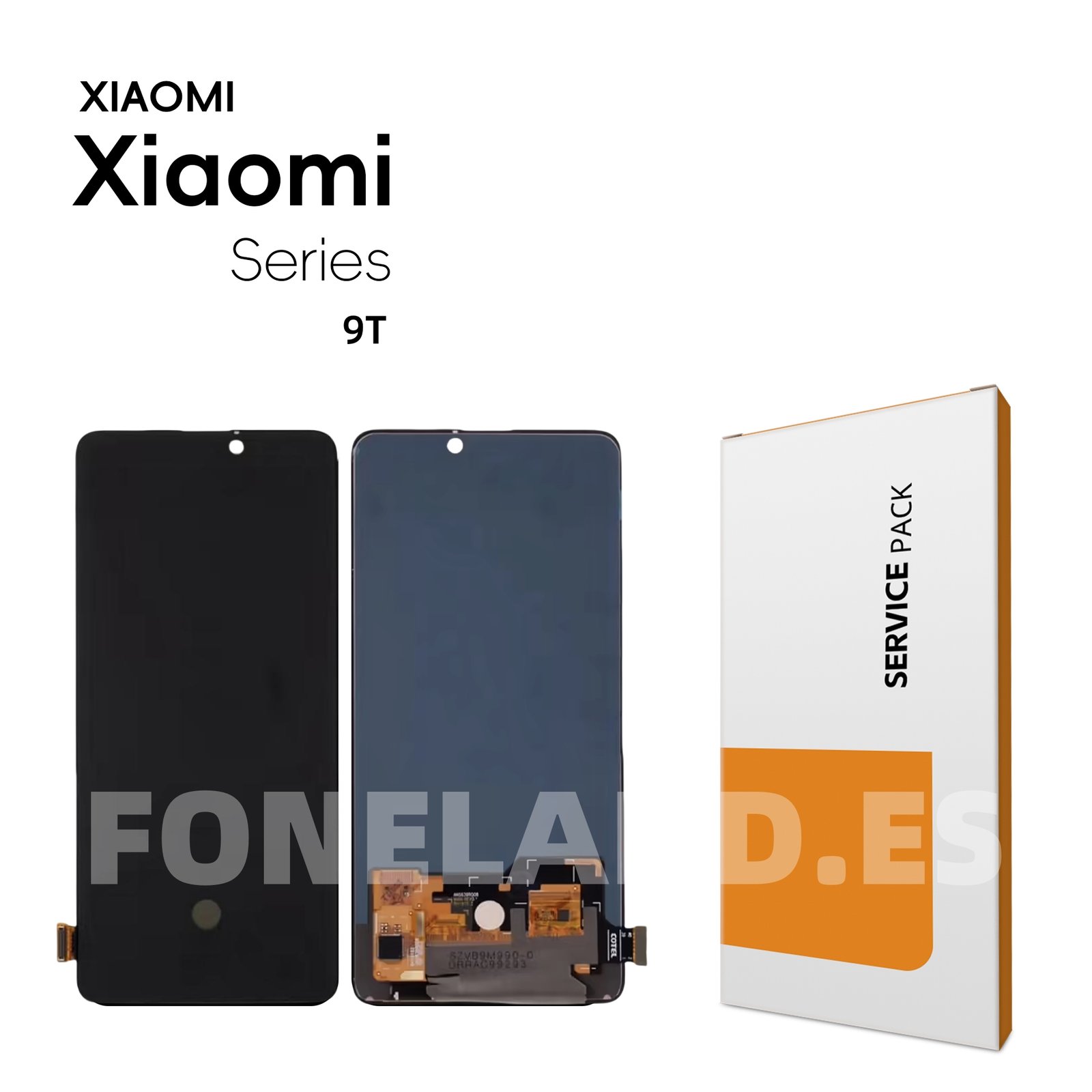 Pantalla Xiaomi Mi 9T/9T Pro/K20/K20 Pro Negra Completa Táctil + LCD SERVICE PACK