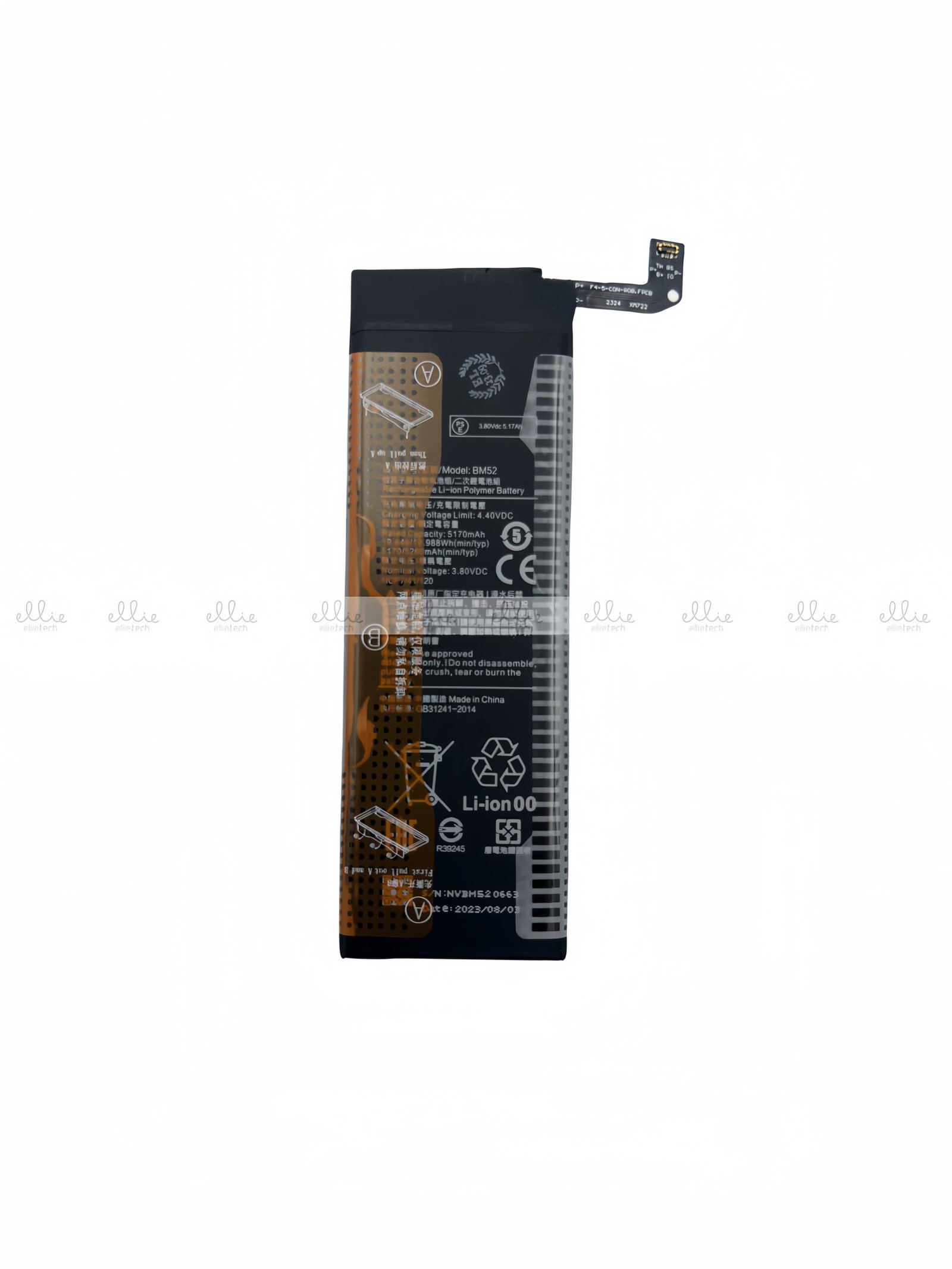 Batería Xiaomi Mi Note 10 (M1910F4G)/NOTE 10 LITE (M2002F4LG, M1910F4G)/CC9 PRO BM52