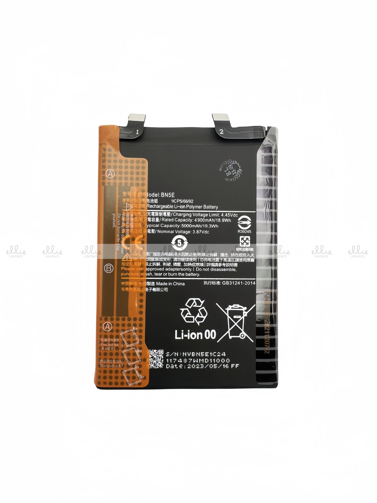 Batería Xiaomi Poco X4 Pro 5G/Xiaomi Redmi Note 11 Pro 5G BN5E