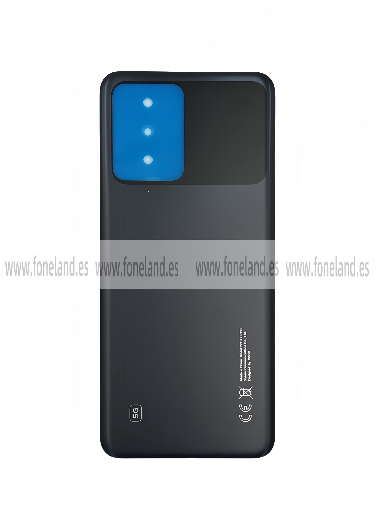 Tapa trasera para Xiaomi Poco X5 5G Negra Original Tapa trasera para Xiaomi Poco X5 5G Negra Original