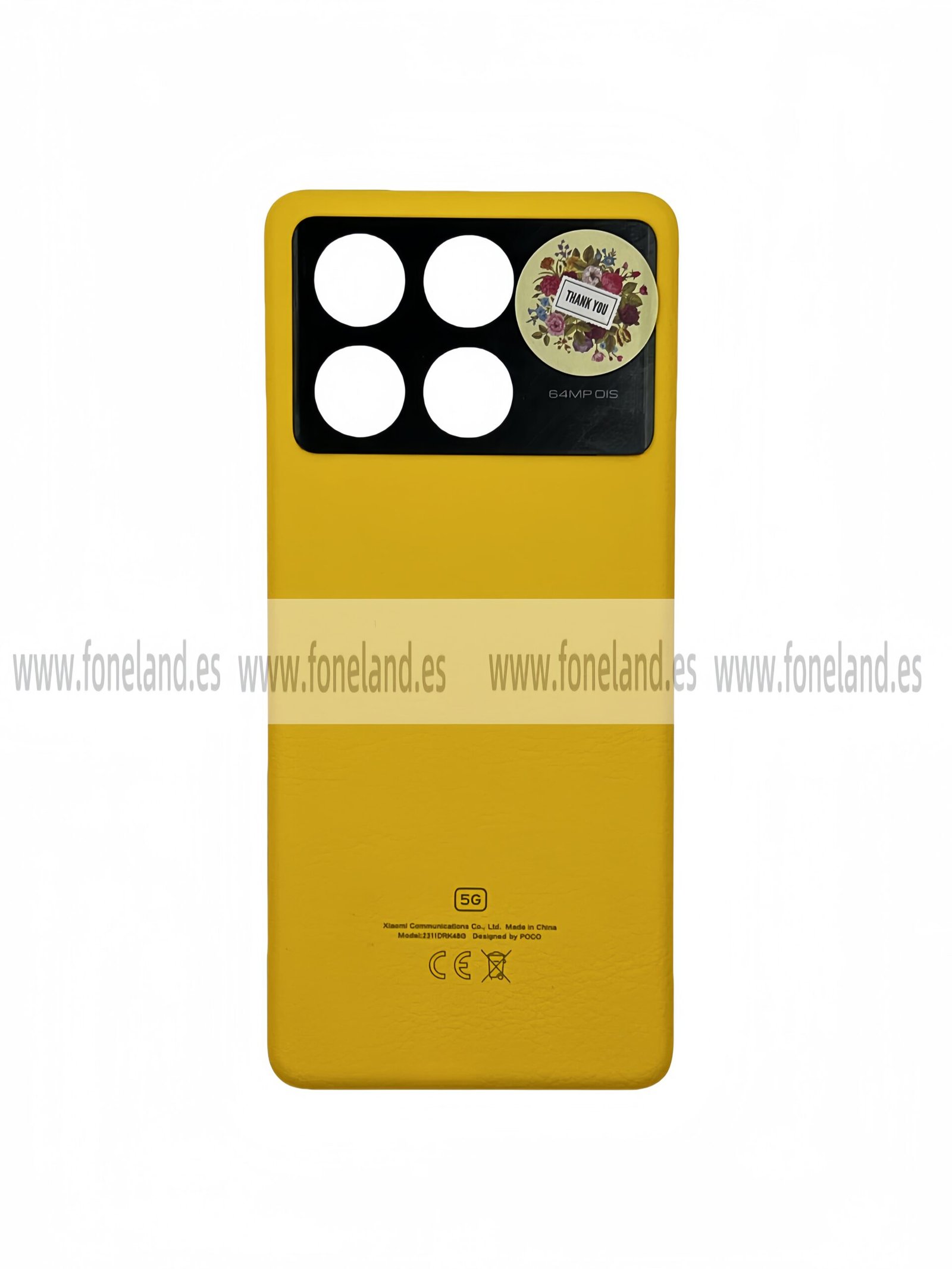 Tapa trasera para Xiaomi Poco X6 5G Azul Original