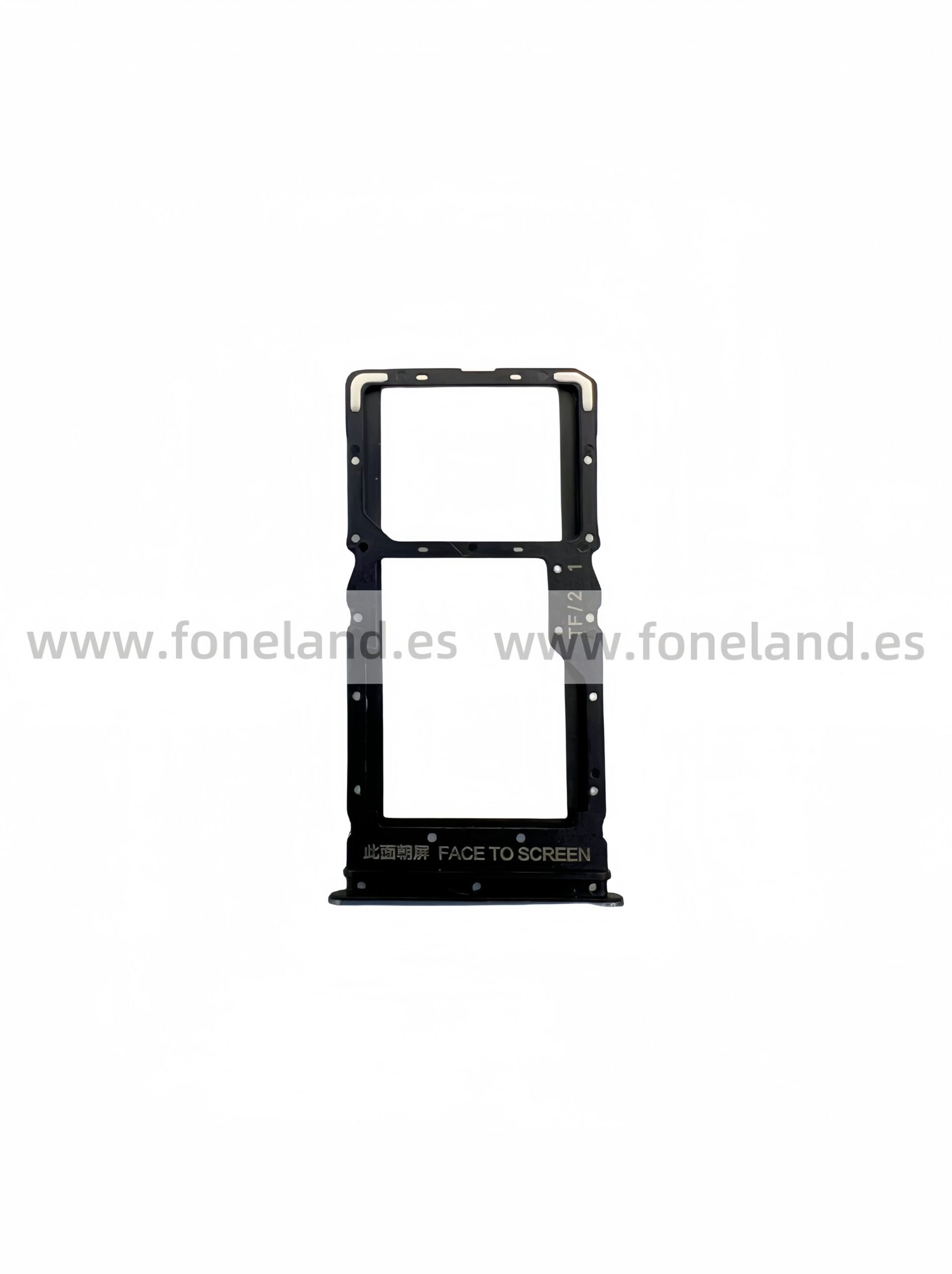 Bandeja de SIM para Xiaomi Redmi Note 11 5G - negro