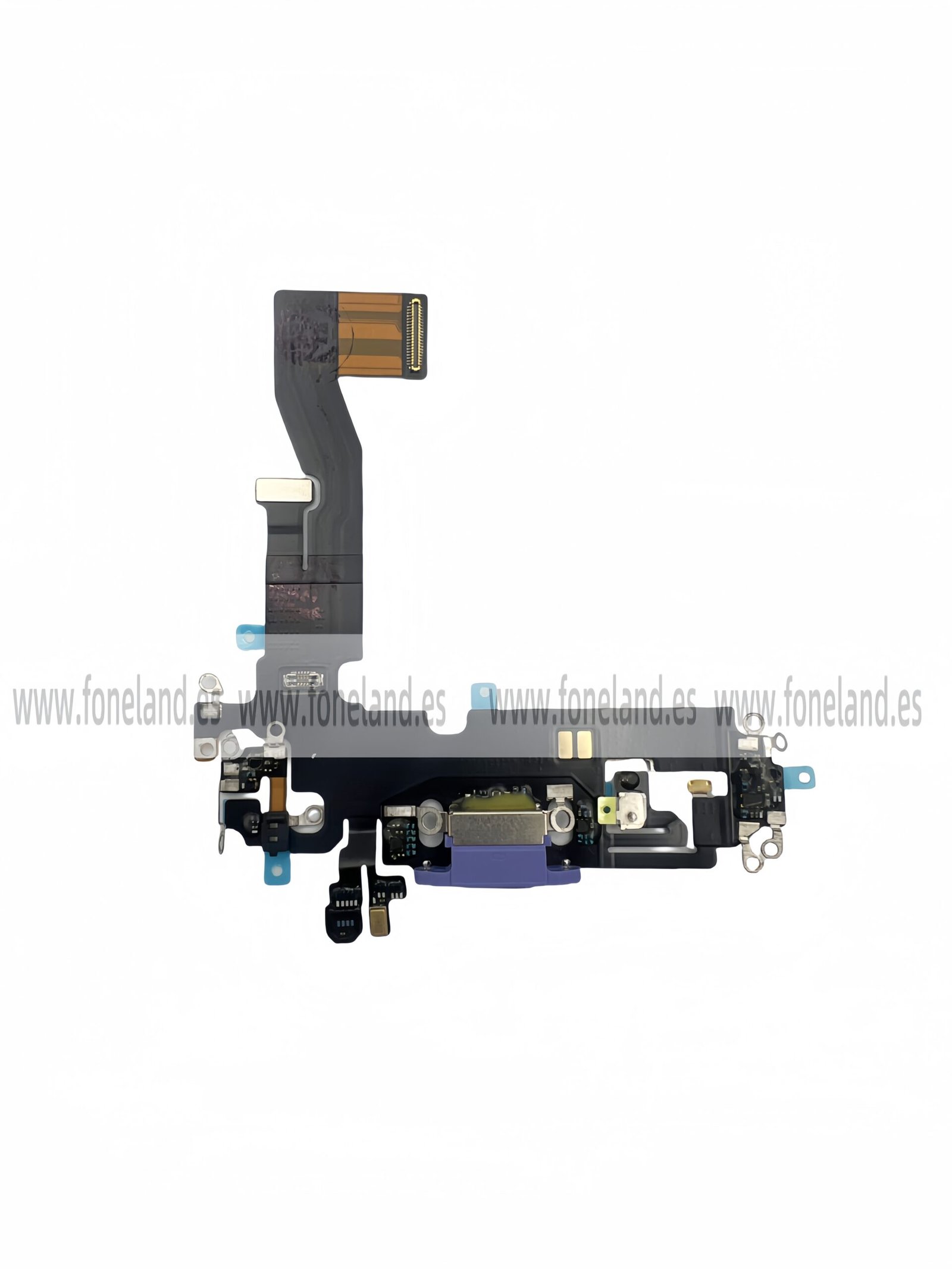 Cable flex de carga para iPhone 12/12 Pro Lila Desmontaje